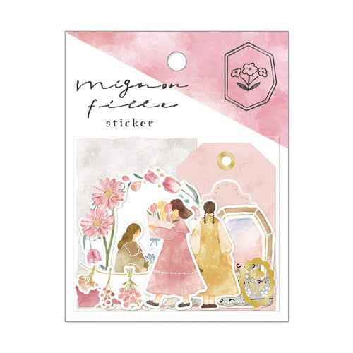 Mignon Feuille Sticker Flakes - Flower