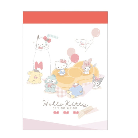 Hello Kitty 50th Anniversary Memo Pad