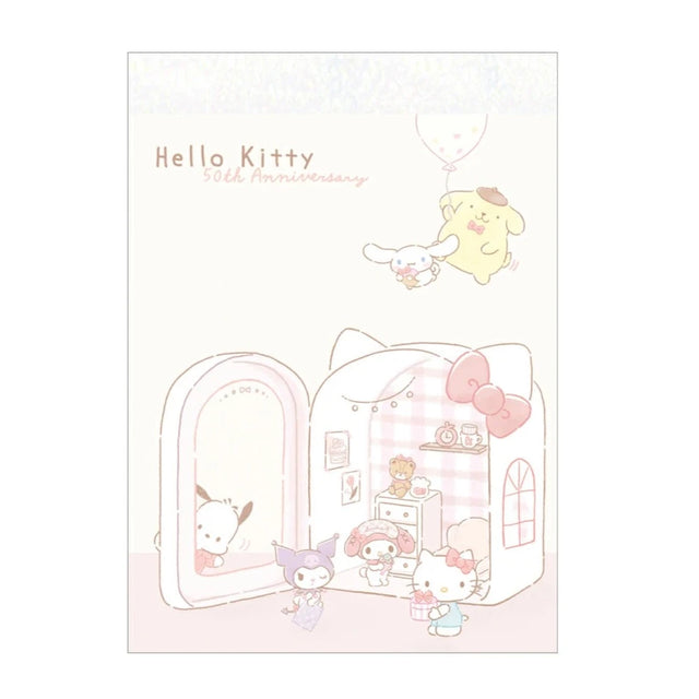 Hello Kitty 50th Anniversary Hakoniwa Room Memo Pad