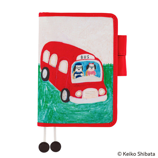 Hobonichi 2025 A6 Cover Keiko Shibata Bus management by Mr. and Mrs. Inoue