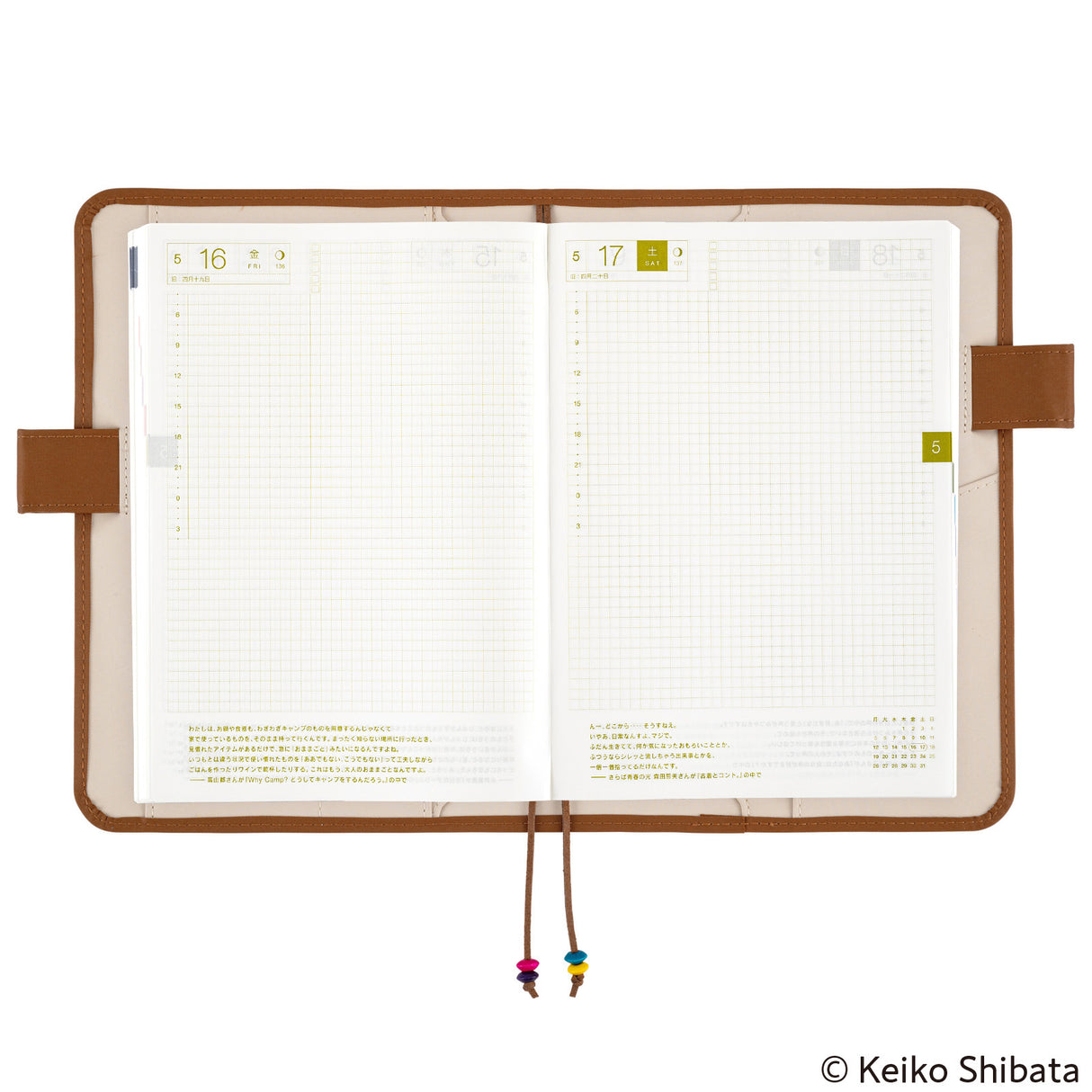 Hobonichi 2025 A5 Portada Keiko Shibata Emotivo reencuentro con Kariya-san