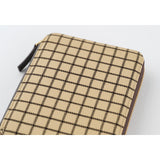 Hobonichi 2025 A6 Cover Taut Zipped (Café au Lait Plaid)