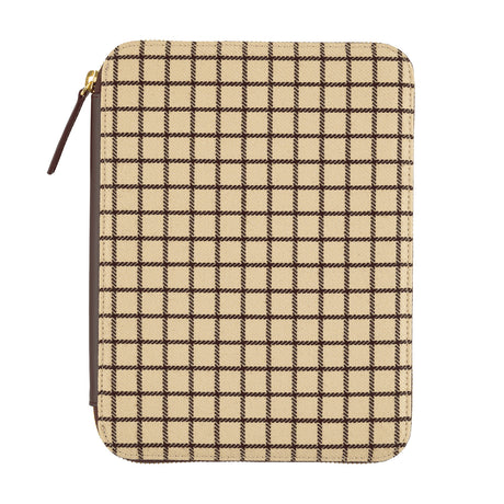 Hobonichi 2025 A5 Cover Taut Zipped (Café au Lait Plaid)