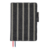 Hobonichi 2025 A5 Cover Lined Fabric Twill (Navy x Gray)