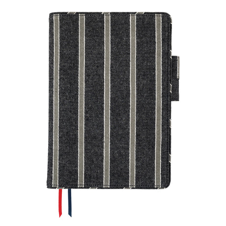 Hobonichi 2025 A5 Cover Lined Fabric Twill (Navy x Gray)