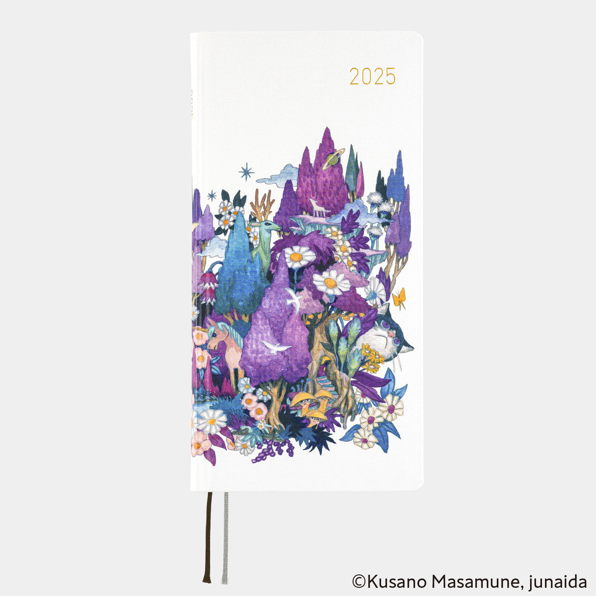 Hobonichi 2025 Weeks Masamune Kusano x junaida Through the Purple Night