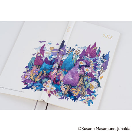 Hobonichi 2025 Weeks Masamune Kusano x junaida Through the Purple Night