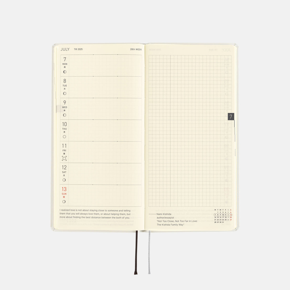 Hobonichi 2025 Weeks MOTHER Smiles & Tears