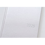 Hobonichi 2025 Weeks Paper Series Platinum White