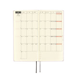 Hobonichi 2025 Weeks Paper Series Platinum White