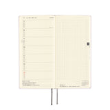 Hobonichi 2025 Weeks Paper Series Platinum White