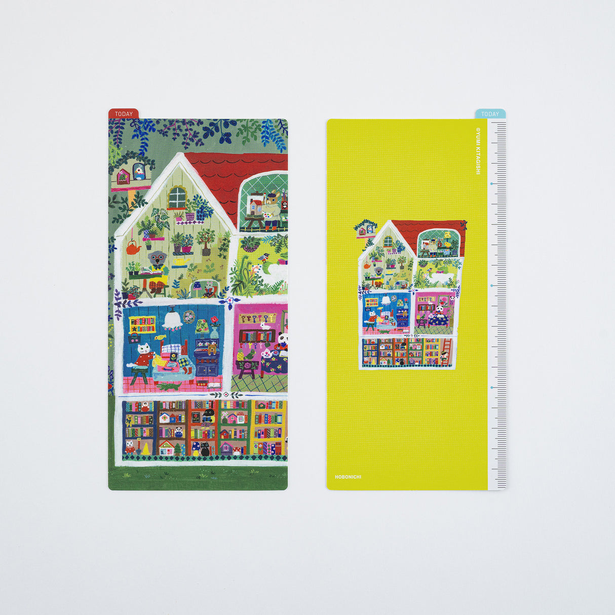 Yumi Kitagishi: Hobonichi Pencil Board for Weeks (Animal Condo)