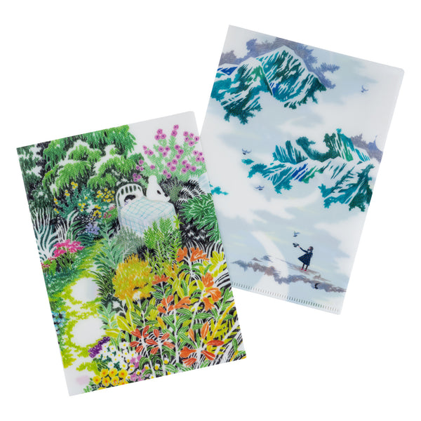 iyo okumi: Hobonichi Clear Folder Set of 2 for A5 Size (iyo okumi)