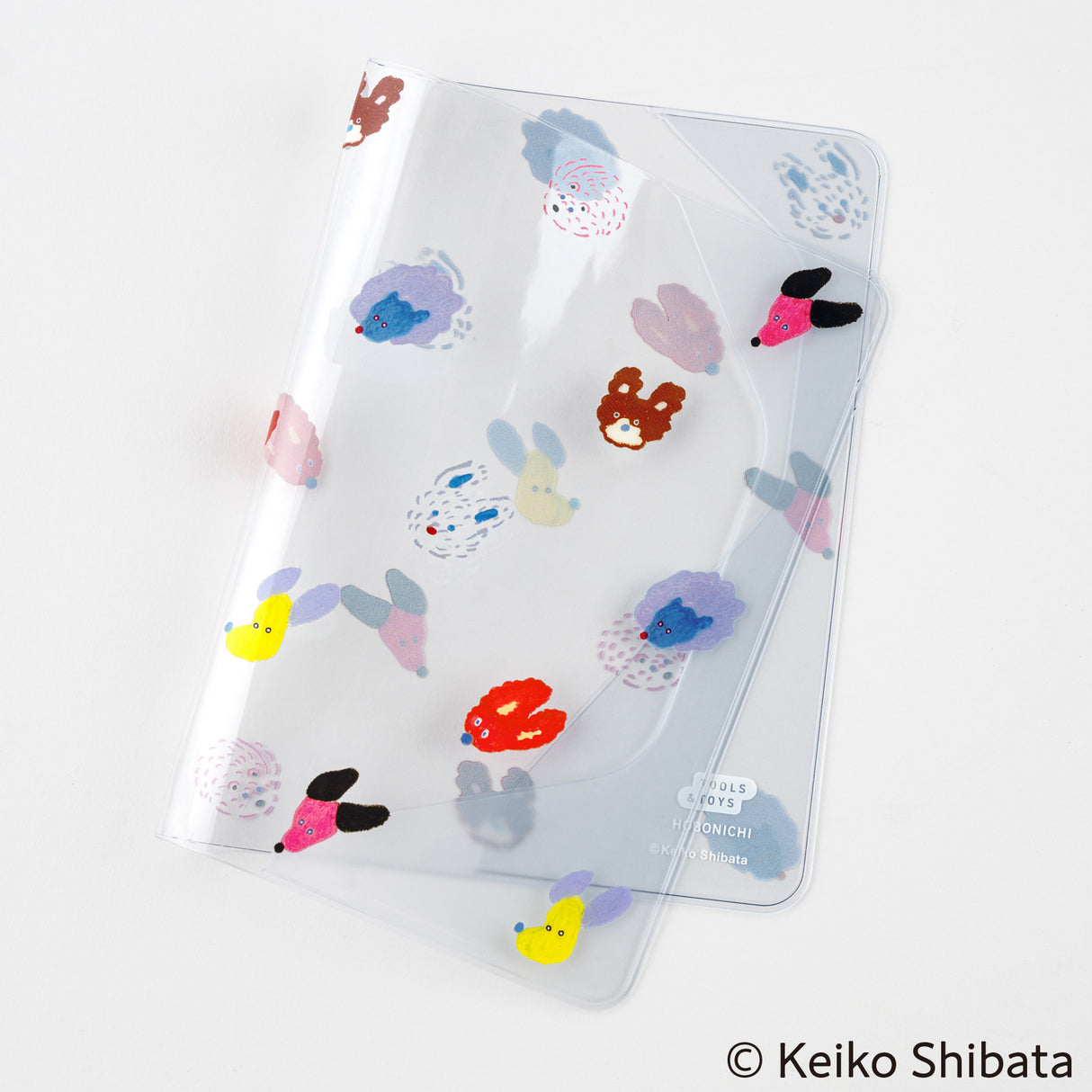 Keiko Shibata: Cover on Cover for A6 Size (Dog Ears  Fluttering in the Wind)