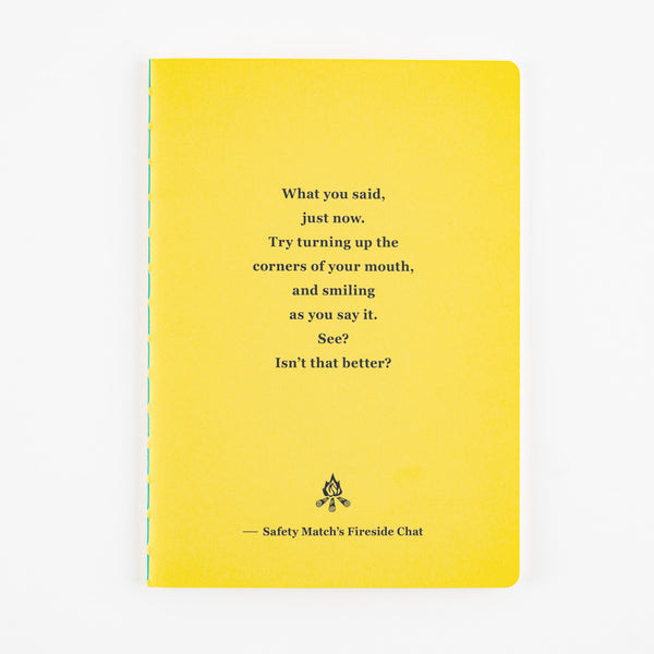 Fireside Chat Notebook - Blank (B6 Size)