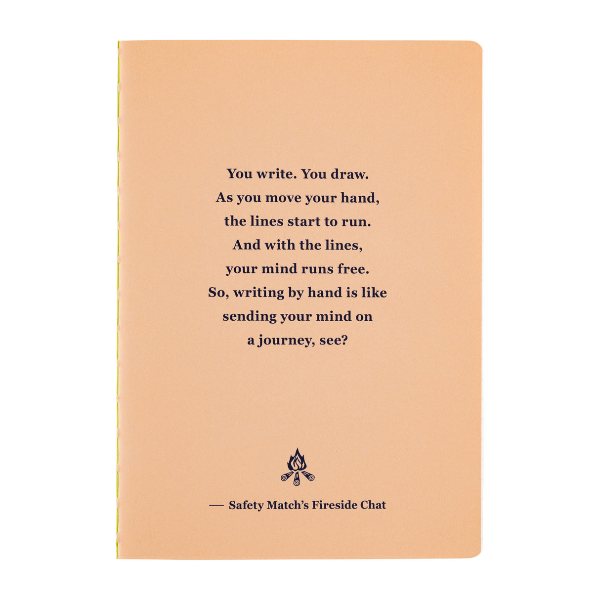 Fireside Chat Notebook - Lined (B6 Size)