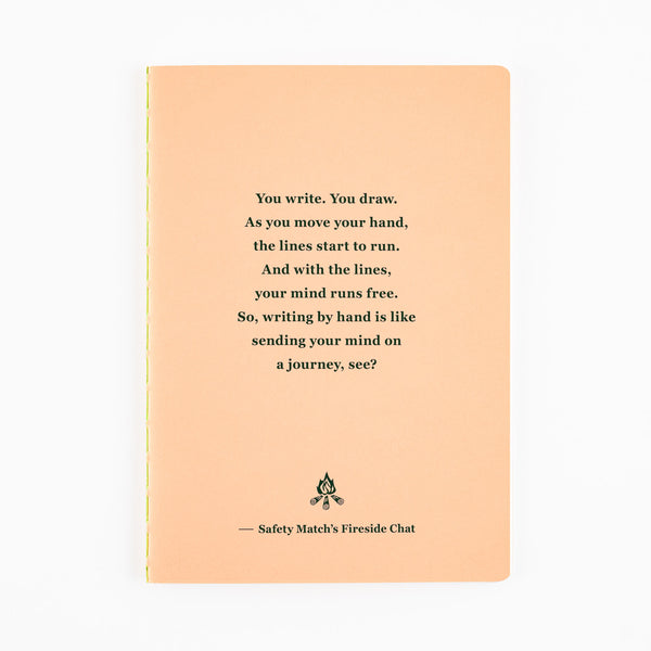 Fireside Chat Notebook - Lined (B6 Size)