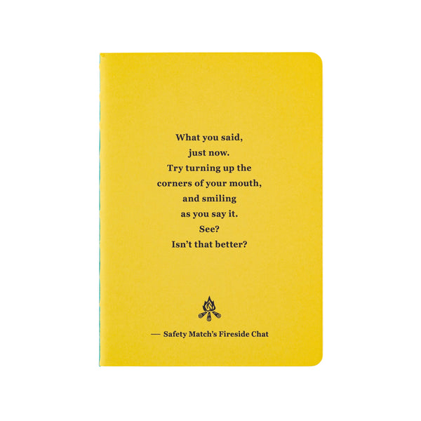 Fireside Chat Notebook - Blank (B7 Size)