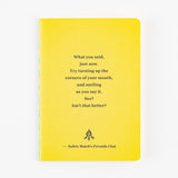 Fireside Chat Notebook - Blank (B7 Size)