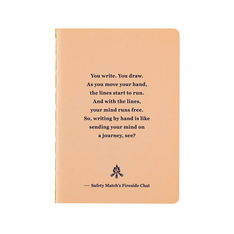 Fireside Chat Notebook - Lined (B7 Size)