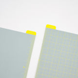 Hobonichi Pencil Board for A6 Size (Ice Gray x Yellow)