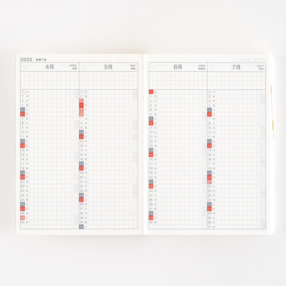 Hobonichi Techo 2025 Japanese Original Book (January Start) A6