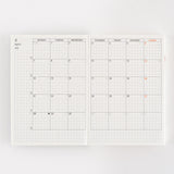 English Planner Book 2025 [A6/Jan Start/Mon Start]