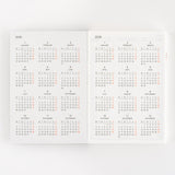 English Planner Book 2025 [A6/Jan Start/Mon Start]