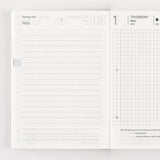 English Planner Book 2025 [A6/Jan Start/Mon Start]