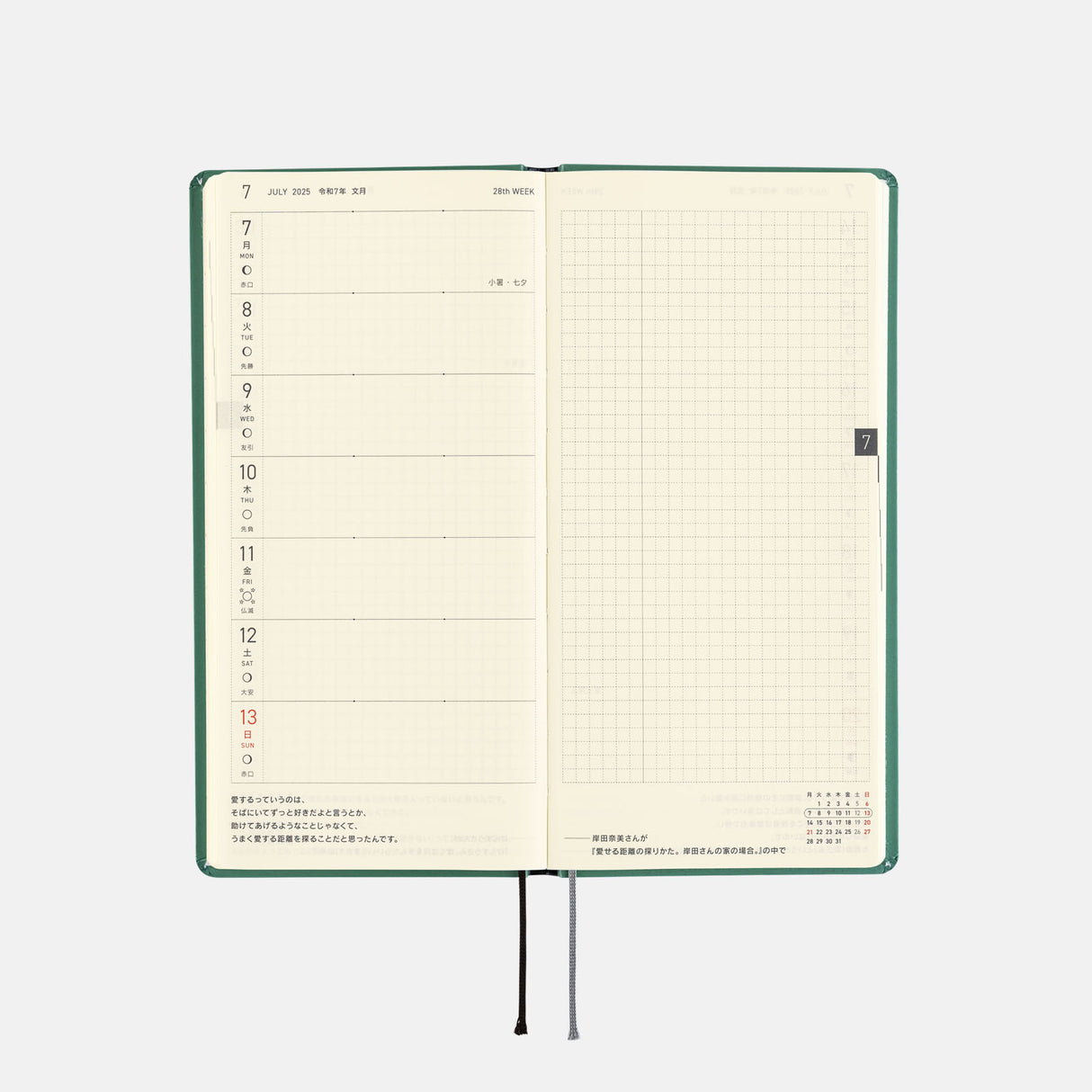 Semanas 2025 de Hobonichi SPY x FAMILY Forger Family