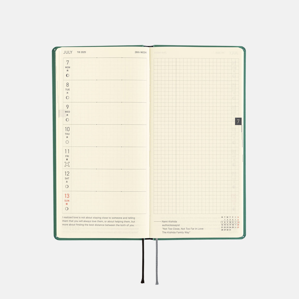 Semanas 2025 de Hobonichi SPY x FAMILY Forger Family