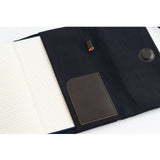 Hobonichi 2025 Weeks Cover Tragen (Black)