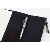 Hobonichi 2025 Weeks Cover Tragen (Black)