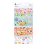 4 Scenes Seal Sticker Sheet- Four Seasons