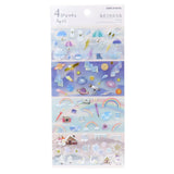 4 Scenes Seal Sticker Sheet - Weather