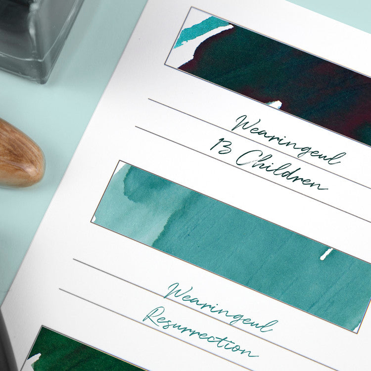 Impression Ink Color Swatch A5 Sheets- Rectangle