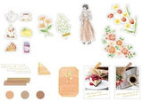 Girl Clair Tea Time Clear Flake Sticker