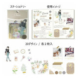 Pegatinas transparentes de Girl Clair Stationery