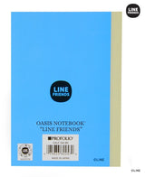 ProFolio Oasis Notebook Line Friends A6 - BROWN