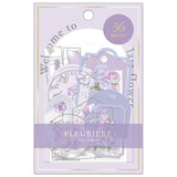 Pegatina Fleuriere Flake de color morado 