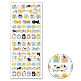 Tiny Kitten Schedule Sticker