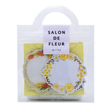 Yellow Flower Wreath Flake Sticker (40pcs)