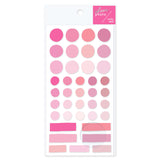 Color Seal Dot Stickers Pink