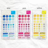 Color Seal Dot Stickers Pink