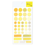 Color Seal Dot Stickers Yellow