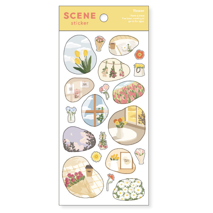 Scene Sticker Flower