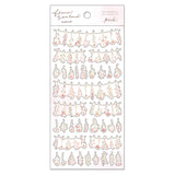 Flower Garland Sticker Sheet Pink