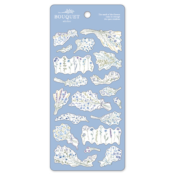 Blue Flower Bouquet Sticker