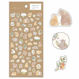 Quiet Life Bear Mini Sticker