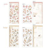 Paper & Plant Sticker Pink (2 sheets of stickers)